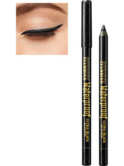 Bourjois Contour Clubbing 55 Ultra Black Glitter Μολύβι Ματιών Αδιάβροχο 1.2gr