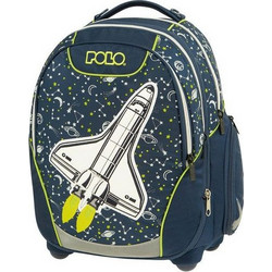 Polo Base Free Σχολική Τσάντα Τρόλεϊ Δημοτικού Πετρόλ 901007-8272