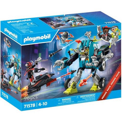 Playmobil Space Ρομπότ Εναντίoν Ανεμόπτερου για 4-10 Ετών 71578