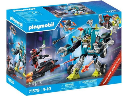 Playmobil Space Ρομπότ Εναντίoν Ανεμόπτερου για 4-10 Ετών 71578