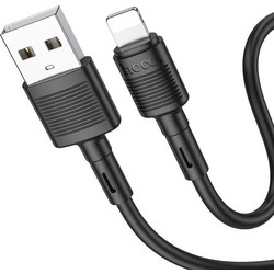 Hoco X83 USB-A to Lightning Cable 1m Black 6931474770868