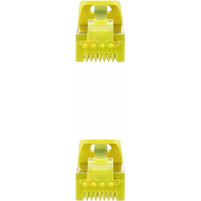 Nanocable S/FTP Cat.6a Καλώδιο Δικτύου Ethernet 10m Yellow 10.20.1900-Y