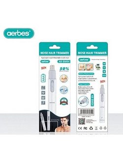 Aerbes Trimmer Μηχανή Επαναφορτιζόμενη Μύτης Φρυδιών & Αυτιών AB-BM04