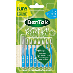 DenTek Μεσοδόντια Βουρτσάκια 0.6mm Γαλάζια 8τμχ