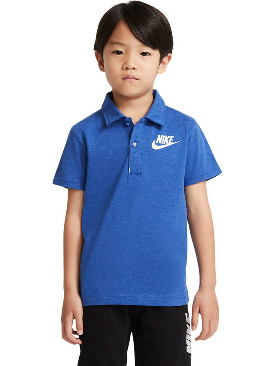 Nike Παιδικό Polo Κοντομάνικο Royal Blue 86H537-UIU
