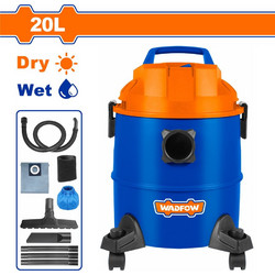 Wadfow WVR2A20 Σκούπα Υγρών / Στερεών 1200W με Κάδο 20lt