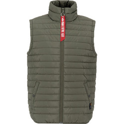 Alpha Industries Αμάνικο Ανδρικό Μπουφάν Puffer Χακί 138122-142