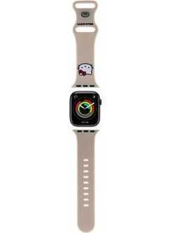 Hello Kitty Head Λουράκι Σιλικόνης Beige (Apple Watch 38 / 40 / 41mm)