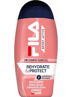 Fila Sport Active Rehydrate & Protect Σαμπουάν & Αφρόλουτρο για Επανόρθωση 250ml