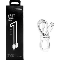 Treqa CA-8063 USB-A to USB-C 1m White Z698328