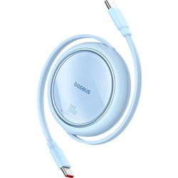 Baseus Free2Draw Retractable USB-C to USB-C 100W 1m Light Blue 6932172647513