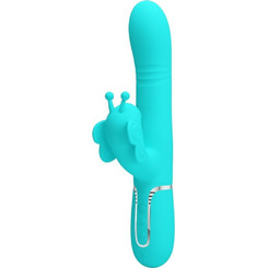 Pretty Love Rabbit Vibrator Butterfly Aqua Δονητής Rabbit Πράσινος