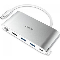 Hama USB-C Docking Station με HDMI 4K PD Ethernet