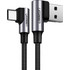 Ugreen US176 Braided Angle 90° USB-A to USB-C 2m Grey 6957303828579