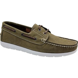 Safe Step Ανδρικά Μοκασίνια Boat Shoes Καστόρινα Χακί 453532