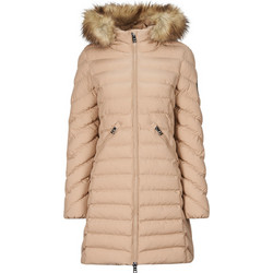 Superdry Γυναικείο Μπουφάν Χειμωνιάτικο Puffer Μακρύ Μπεζ W5011789A-4VH