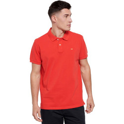 Funky Buddha Ανδρική Μπλούζα Polo Κοντομάνικη Κοραλί FBM007-001-11