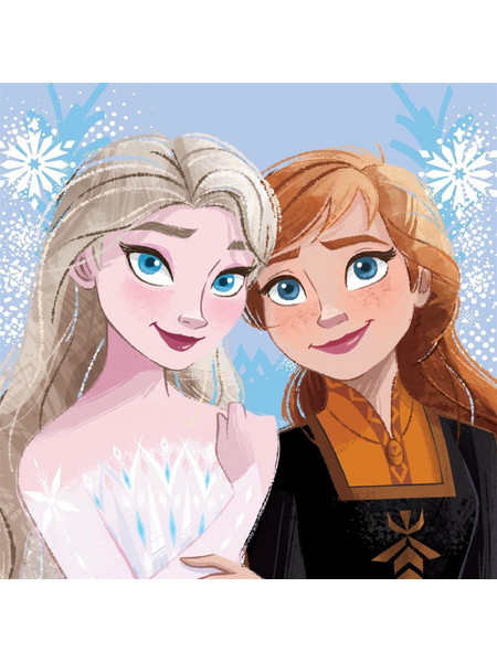 Dimcol Disney Frozen 77 Παιδική Πετσέτα Προσώπου / Χεριών 30x30cm Γαλάζια