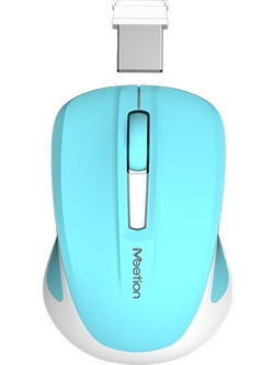 Meetion MT-MINIGO Ασύρματο Mini Ποντίκι Turquoise
