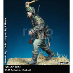 Rado Miniatures Feuer Frei W-SS Schutze, Normandy 1944 Πλαστικό Φιγούρα Μοντελισμού 1:35