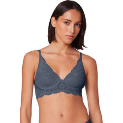 Triumph Amourette Charm Σουτιέν Balconette με Ελαφριά Ενίσχυση με Μπανέλα Ανθρακί 10214451-00XX