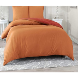 MayHome Σετ Σεντόνια Μονά Βαμβακερά με Λάστιχο 100x200+25 2220448119-1 Κεραμιδί