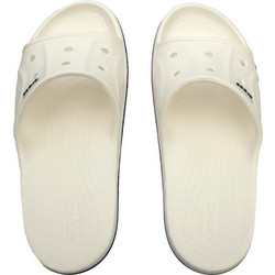 Crocs Bayaband Ανδρικές Παντόφλες Καλοκαιρινές Ανατομικές Κολυμβητηρίου Λευκές 205392-126