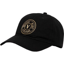 Versace Jeans Ανδρικό Καπέλο Jockey Υφασμάτινο Μαύρο 76GAZK26-ZG205-G89