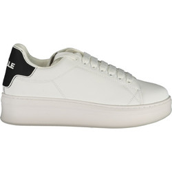 Gaelle Paris Γυναικεία Sneakers Flatforms Λευκά Μαύρα GACAW00013