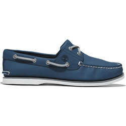 Timberland Classic Boat 2 Eye Ανδρικά Μοκασίνια Boat Shoes Δερμάτινα Royal Blue TB0A2GAZ288