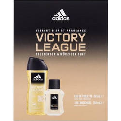 Adidas UEFA Champions League Victory Edition Eau de Toilette 50ml + Shower Gel 250ml
