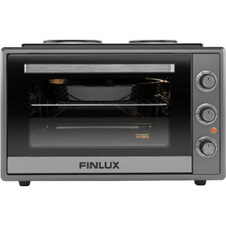 Finlux FMC-6024BF Ηλεκτρικό Φουρνάκι 60lt με 2 Εστίες