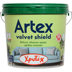 Χρωτέχ Artex Velvet Πλαστικό Χρώμα Εσωτερικού Χώρου Λευκό 3lt