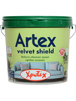 Χρωτέχ Artex Velvet Πλαστικό Χρώμα Εσωτερικού Χώρου Λευκό 3lt