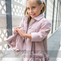 Stova Bambini Βαπτιστικό Παλτό για Κορίτσι 1τμχ AW23G7
