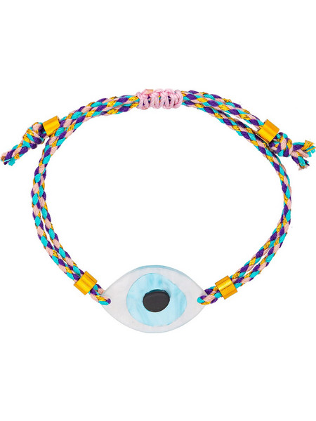 Excite-Fashion Γυναικείο Βραχιόλι Μακραμέ με Ματάκι από Κορδόνι B-1775-17