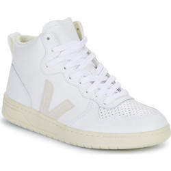 Veja V-15 Γυναικεία Sneakers Μποτάκια Λευκά Μπεζ VQ0201270