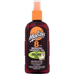 Malibu Argan Oil Αδιάβροχο Spray Μαυρίσματος Σώματος SPF8 200ml