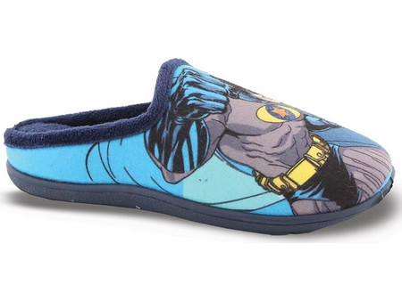 Smart Kids Batman Χειμερινές Παιδικές Παντόφλες για Αγόρια Γαλάζιες 42-156