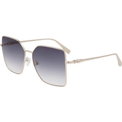 Longchamp LO173S 723 Γυναικεία Γυαλιά Ηλίου Τετράγωνα Μεταλλικά Χρυσά με Μαύρο Degradee Φακό