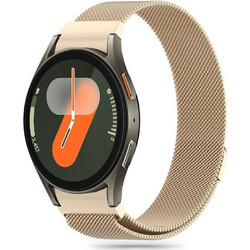 Tech-Protect Milaneseband Λουράκι Μεταλλικό Gold (Samsung Galaxy Watch 4 / 5 / 5 Pro / 6 / 7 / FE)