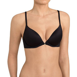 Triumph Body Make-Up Essentials Σουτιέν για Βαθύ Ντεκολτέ Push Up με Μπανέλα Μαύρο 10161797-0004