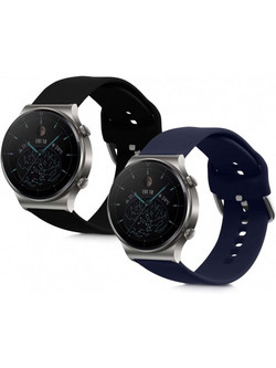 Tech-Protect Silicone Λουράκι Σιλικόνης Black (Huawei Watch GT2 Pro 46mm)