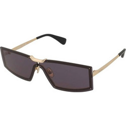Max Mara MM0118 32A Γυναικεία Γυαλιά Ηλίου Ορθογώνια Μεταλλικά Χρυσά με Μαύρο Φακό