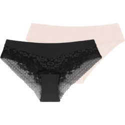 Dorina Kelsea Γυναικεία Slip Χωρίς Ραφές με Δαντέλα 2Pack FXCH0004LA105-2X0322