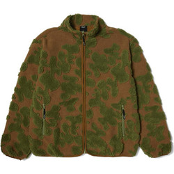 Huf Abstract High Pile Jacquard Ανδρικό Μπουφάν Χειμωνιάτικο Bomber Καφέ Χακί JK00445-MUD