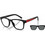 Arnette AN4347U 29661W Ανδρικός Σκελετός Γυαλιών Οράσεως με Clip-On Κοκάλινος Μαύρος