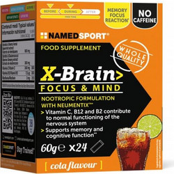 NamedSport X-Brain Focus & Mind Cola 24 Φακελάκια