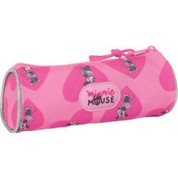 Safta Minnie Mouse Loving Κασετίνα Βαρελάκι Φούξια M026