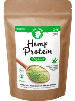 Cannadorra Hemp Βιολογική Φυτική Πρωτεΐνη Χωρίς Λακτόζη 500gr